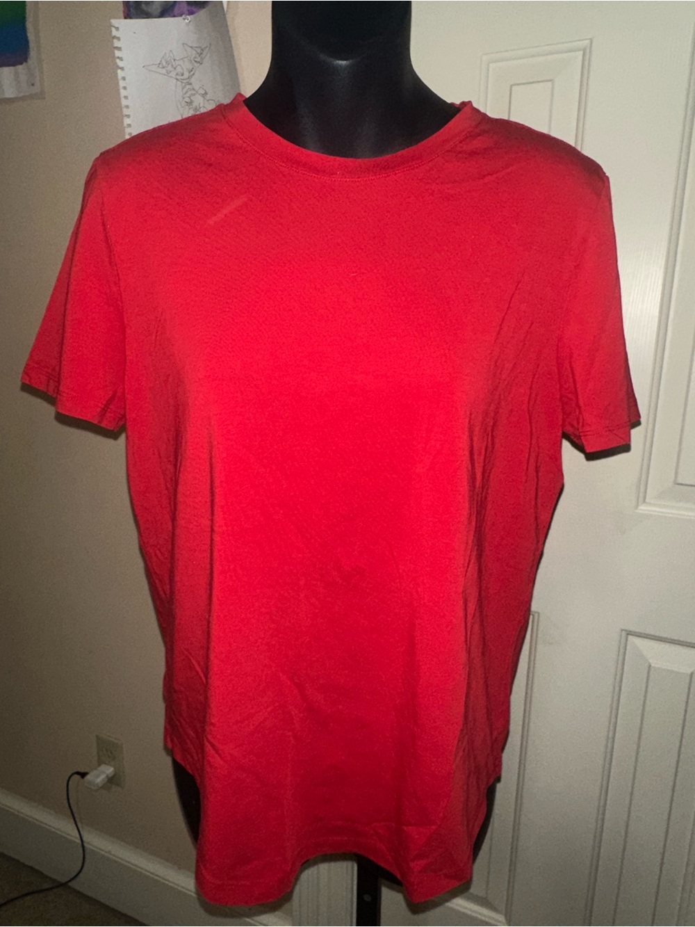 lululemon athletica Red Short Sleeve Crew T‑Shirt